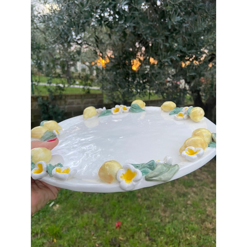 Piatto fiori di limone