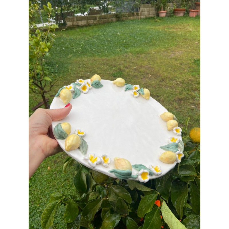 Piatto fiori di limone